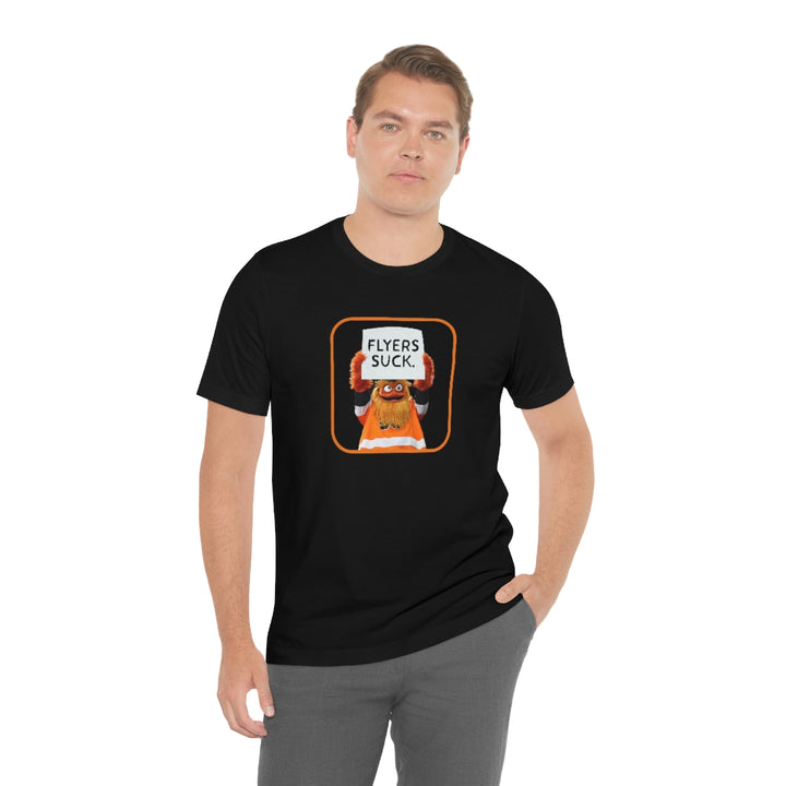 Gritty "Flyers Suck" Short Sleeve Tee