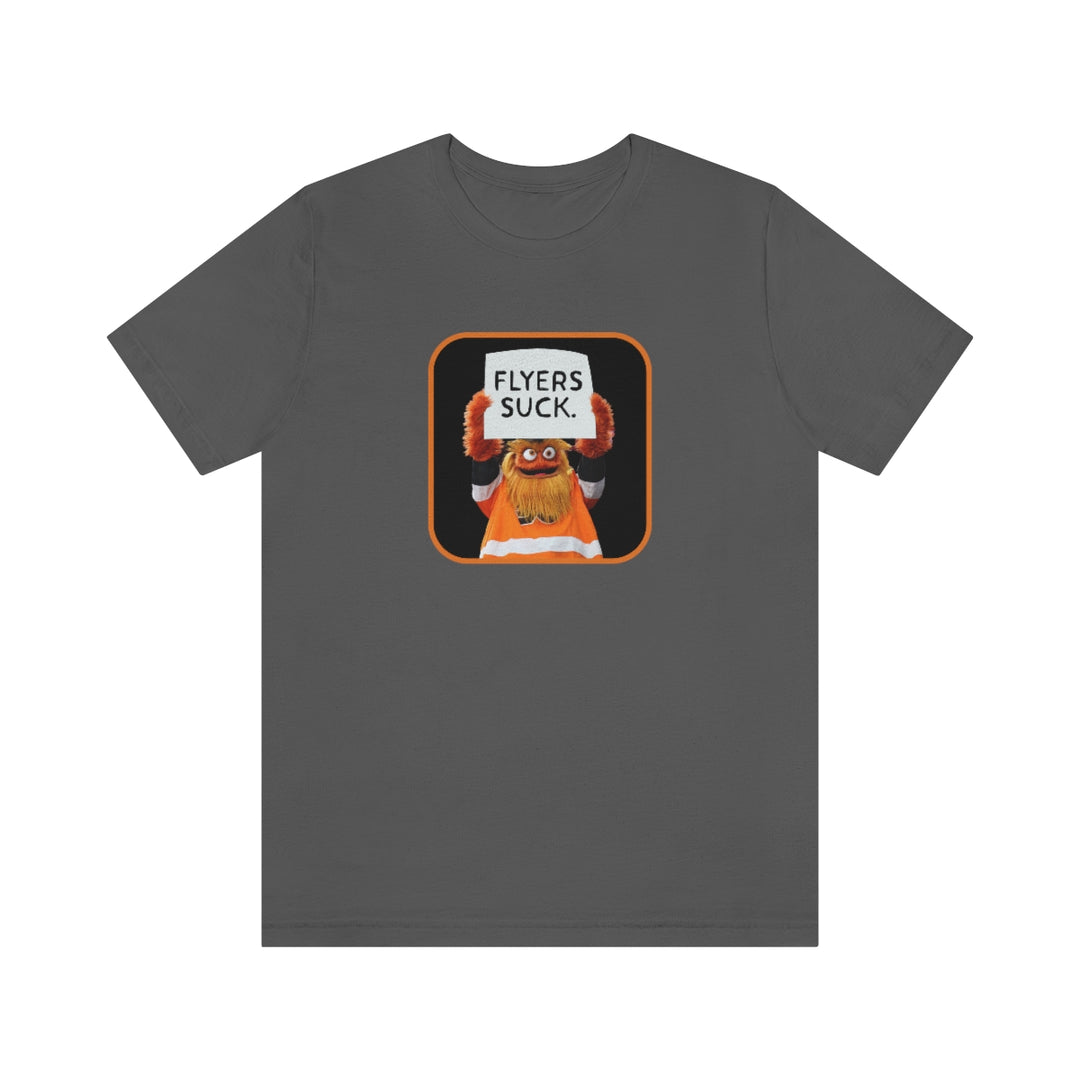 Gritty "Flyers Suck" Short Sleeve Tee