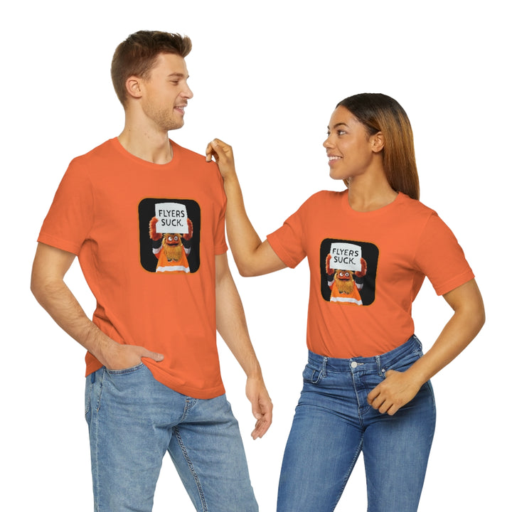 Gritty "Flyers Suck" Short Sleeve Tee