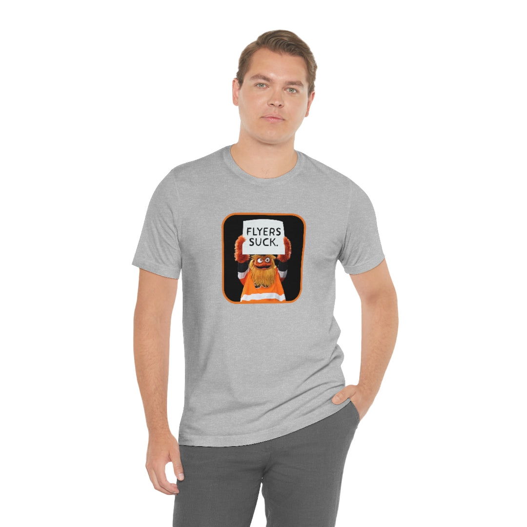 Gritty "Flyers Suck" Short Sleeve Tee