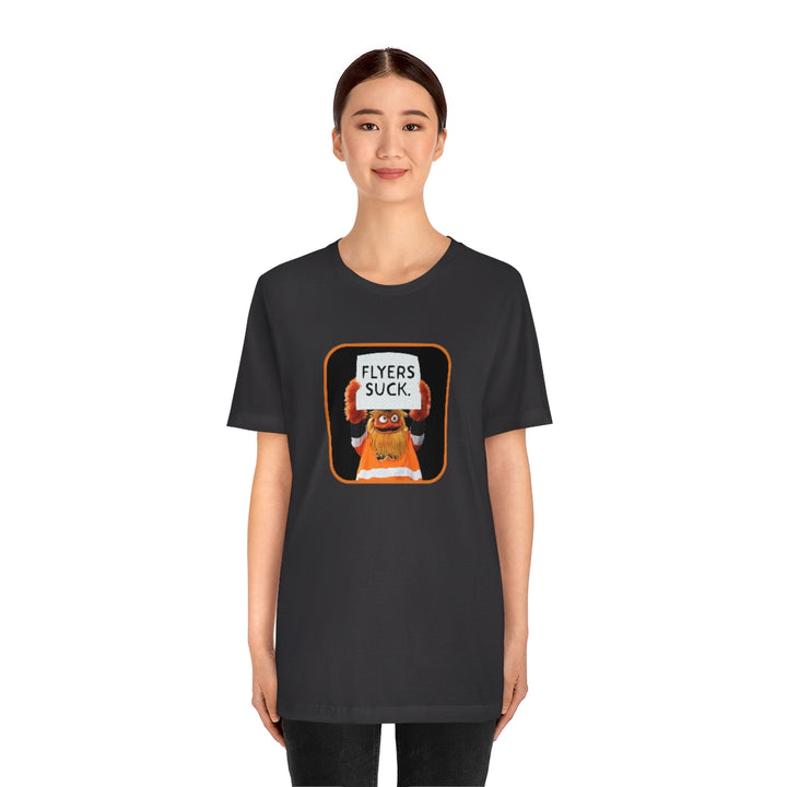 Gritty "Flyers Suck" Short Sleeve Tee