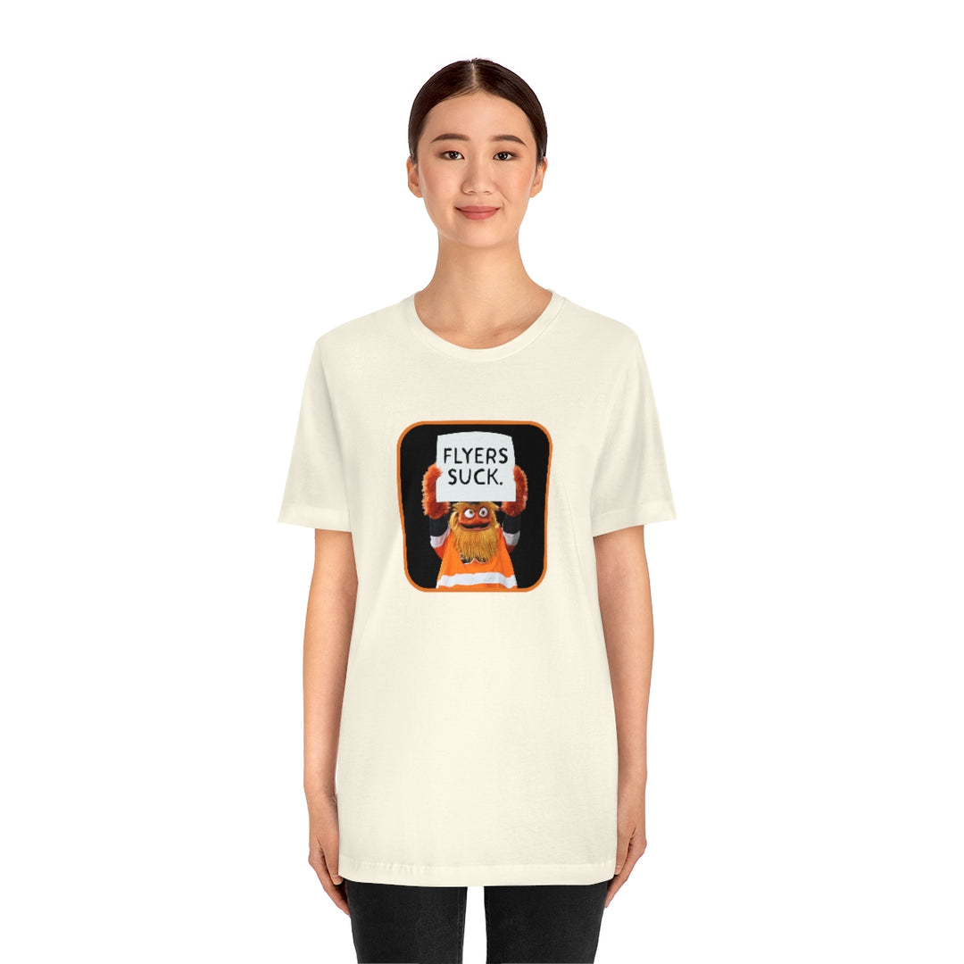 Gritty "Flyers Suck" Short Sleeve Tee