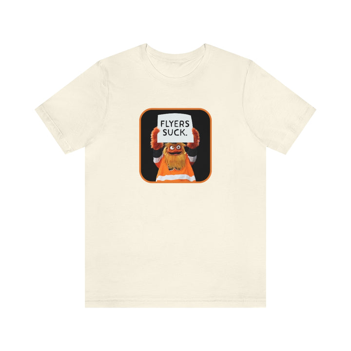 Gritty "Flyers Suck" Short Sleeve Tee