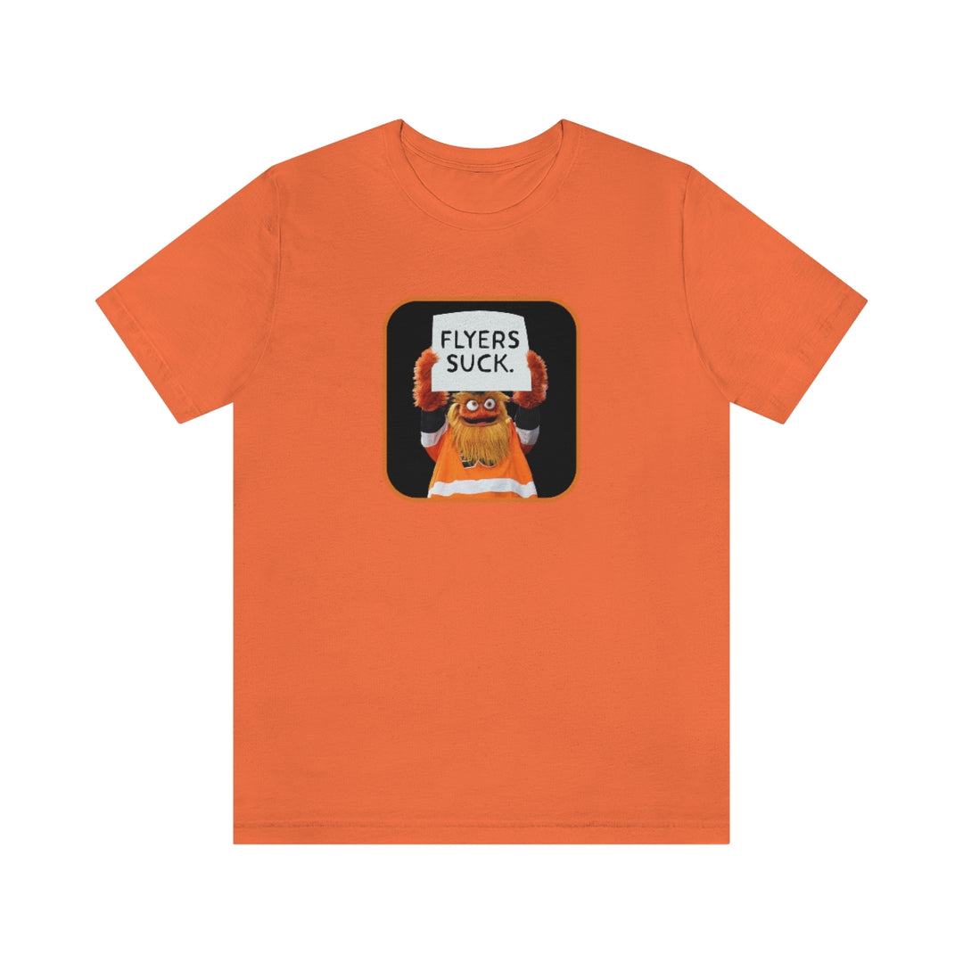 Gritty "Flyers Suck" Short Sleeve Tee