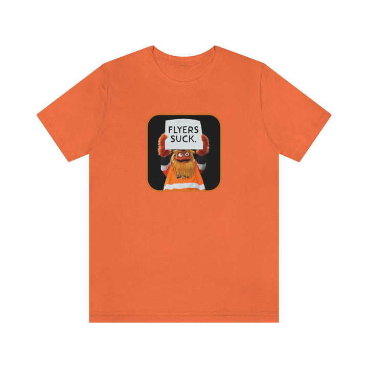 Gritty "Flyers Suck" Short Sleeve Tee