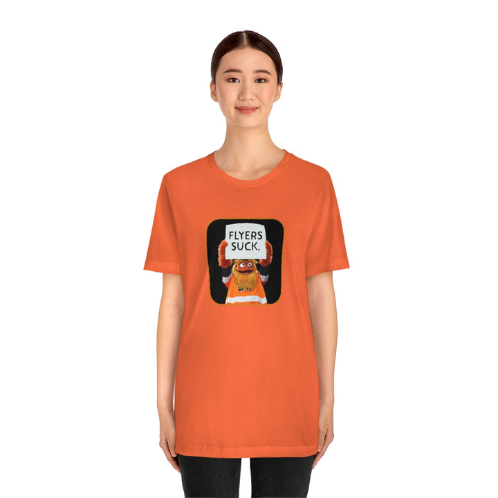 Gritty "Flyers Suck" Short Sleeve Tee
