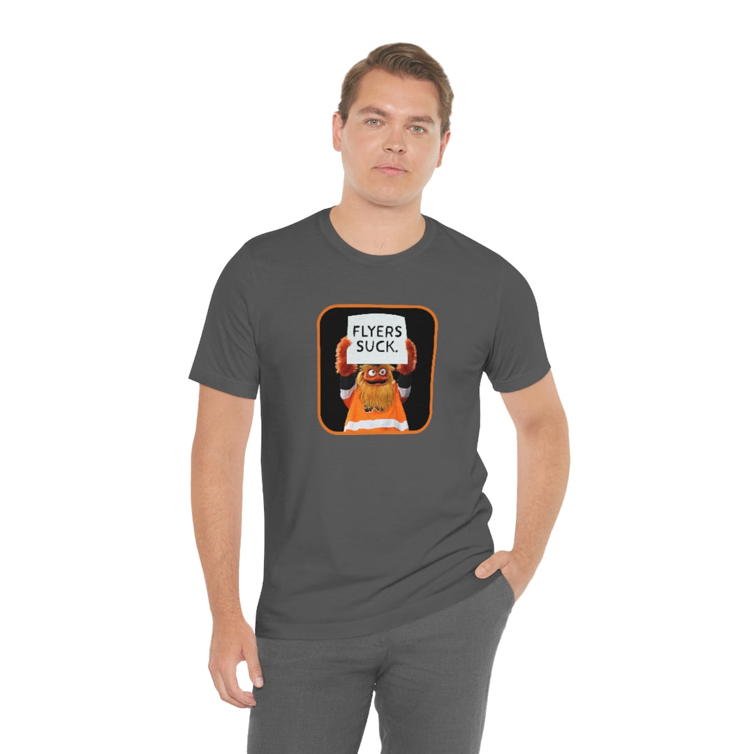 Gritty "Flyers Suck" Short Sleeve Tee