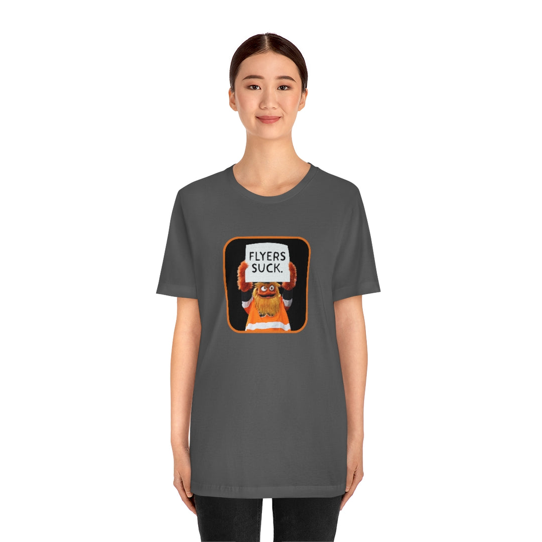 Gritty "Flyers Suck" Short Sleeve Tee