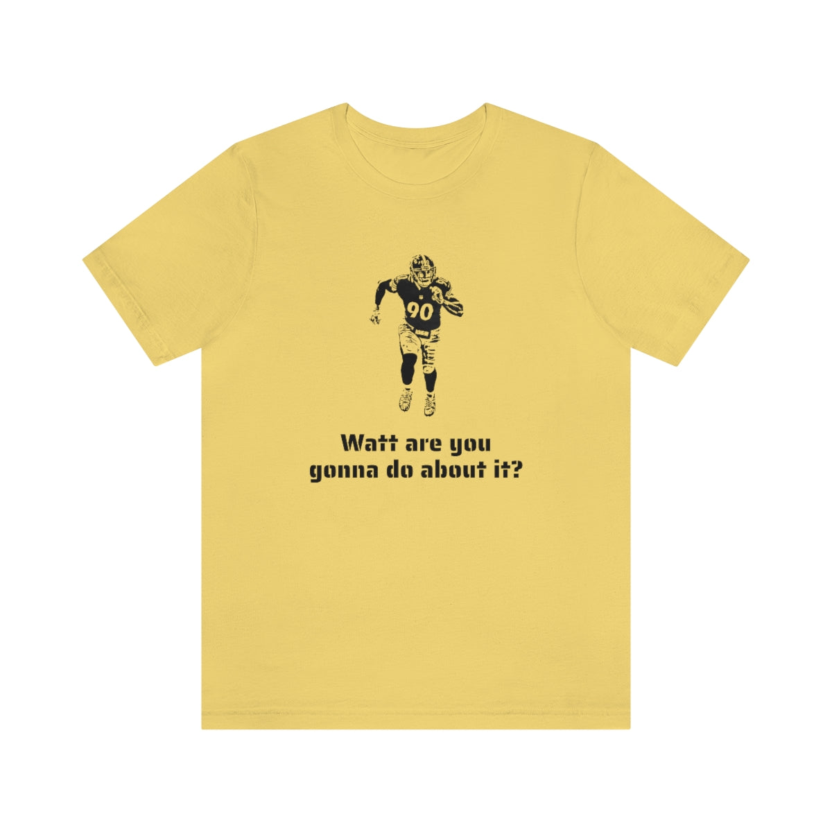 Printify Roberto Clemente Walkoff Short Sleeve Tee - Yellow / L