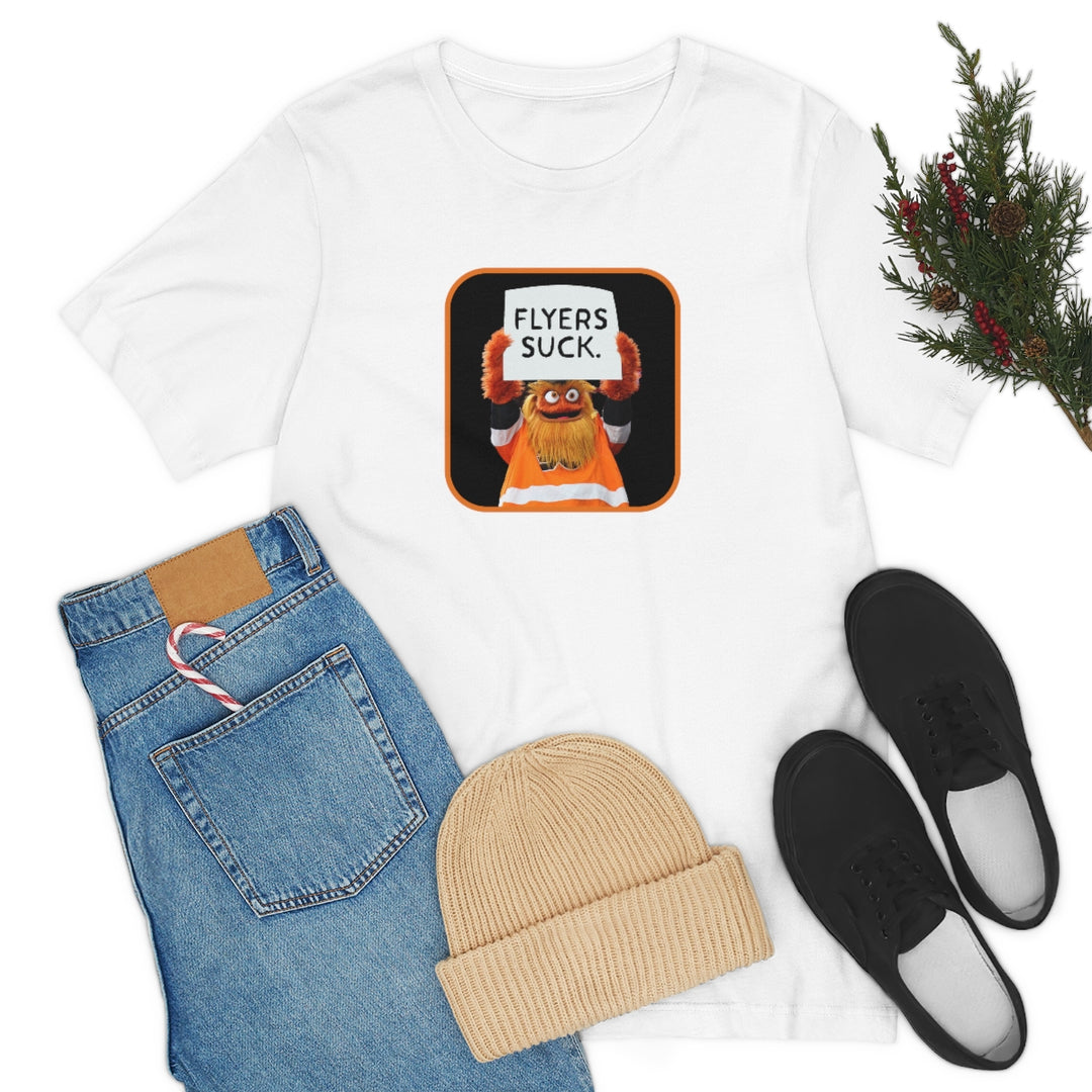 Gritty "Flyers Suck" Short Sleeve Tee