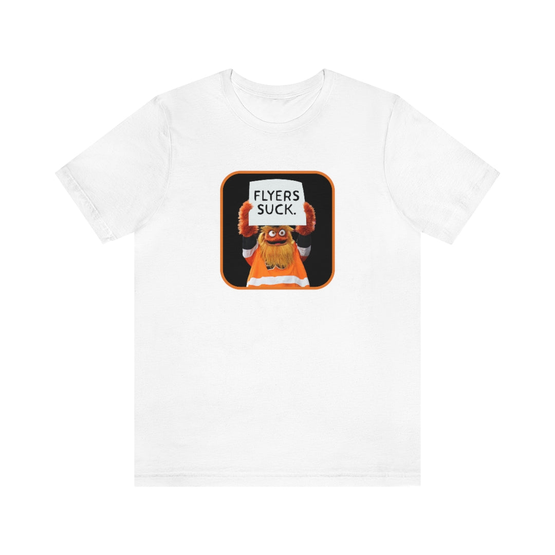 Gritty "Flyers Suck" Short Sleeve Tee