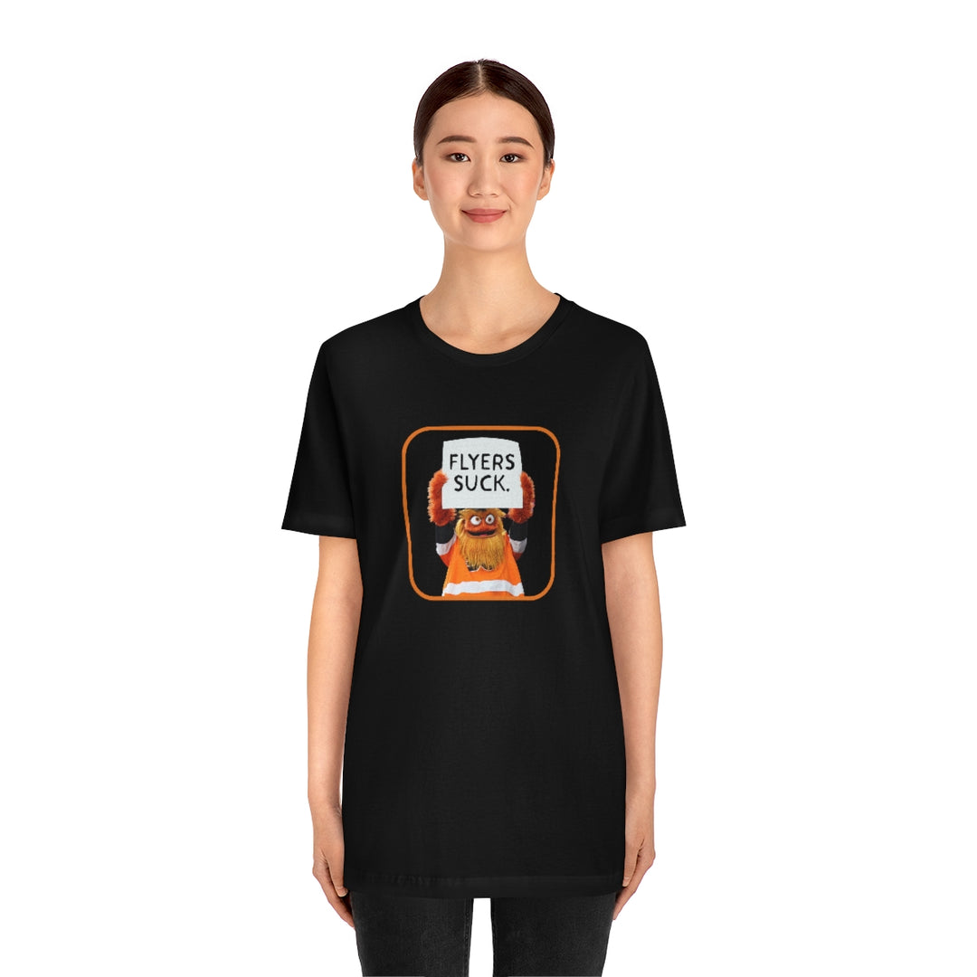 Gritty "Flyers Suck" Short Sleeve Tee