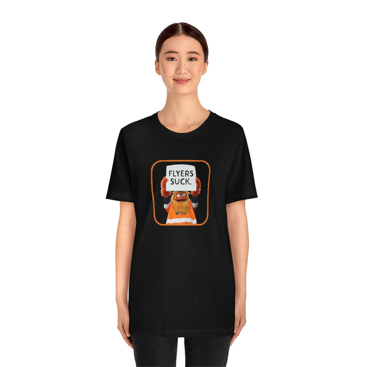 Gritty "Flyers Suck" Short Sleeve Tee
