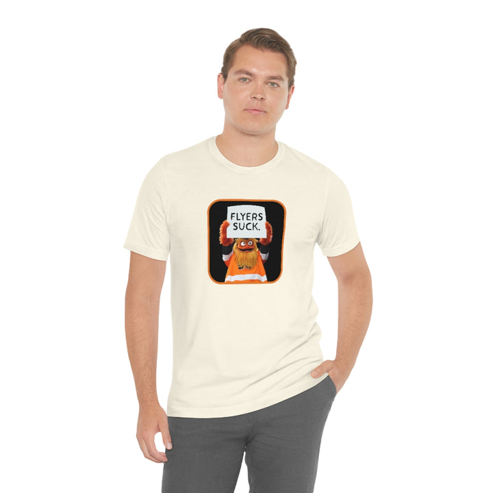 Gritty "Flyers Suck" Short Sleeve Tee