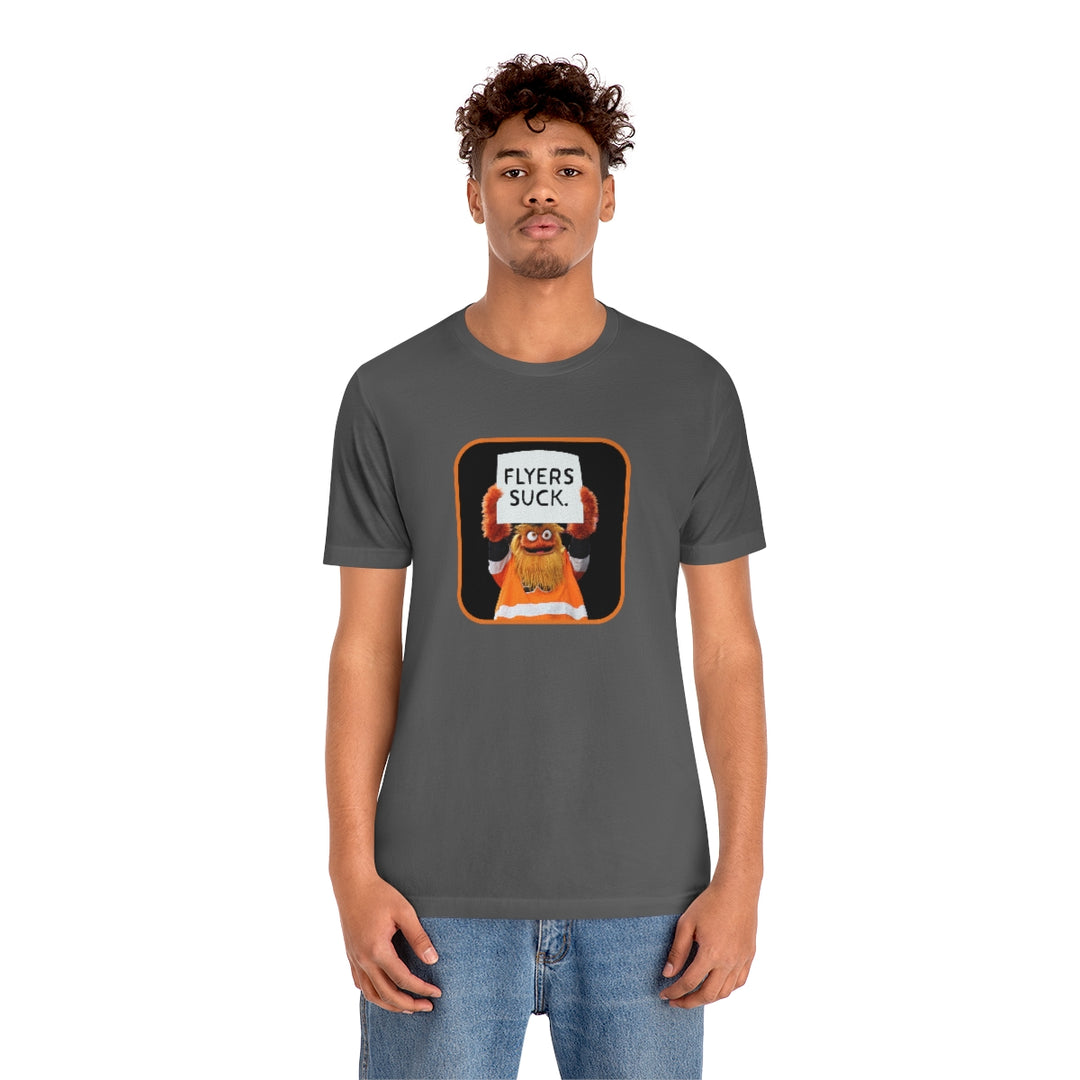 Gritty "Flyers Suck" Short Sleeve Tee