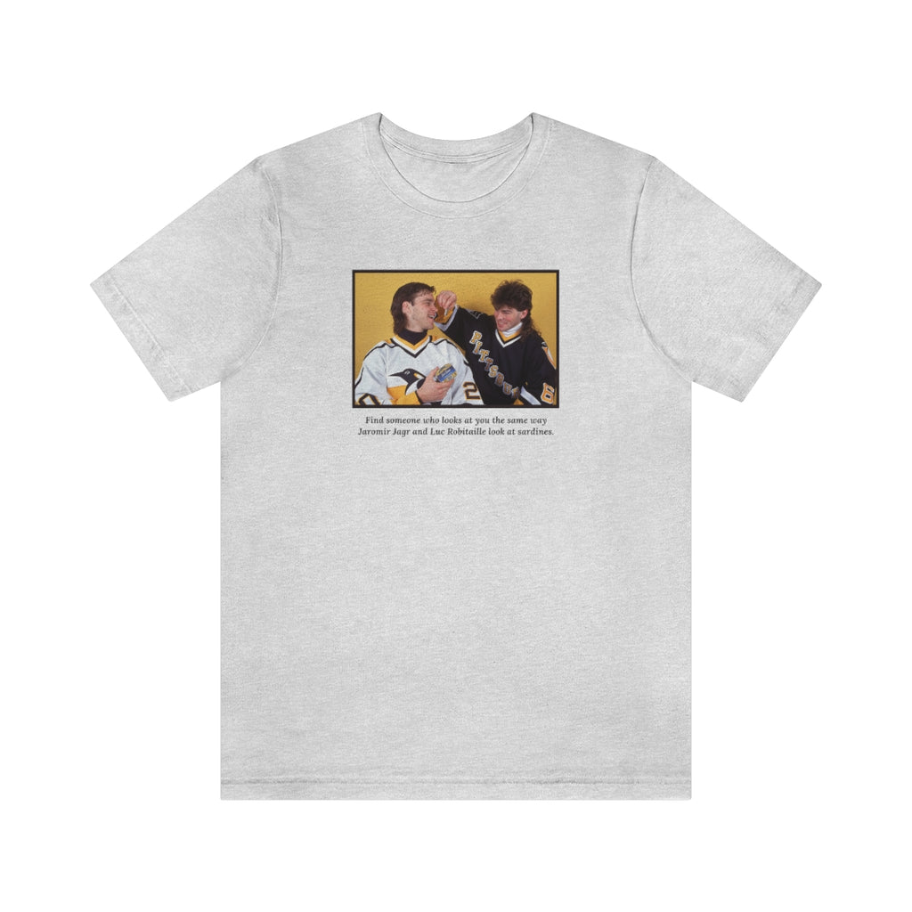 Jagr/Robitaille Sardines Short Sleeve Tee