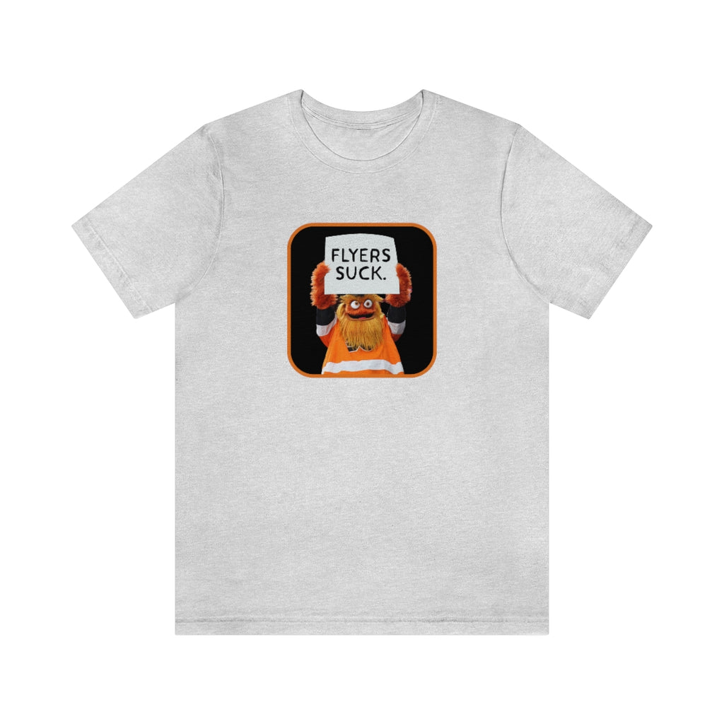 Gritty "Flyers Suck" Short Sleeve Tee