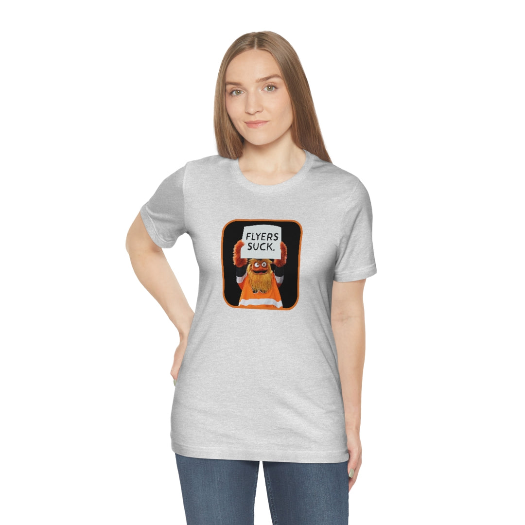 Gritty "Flyers Suck" Short Sleeve Tee