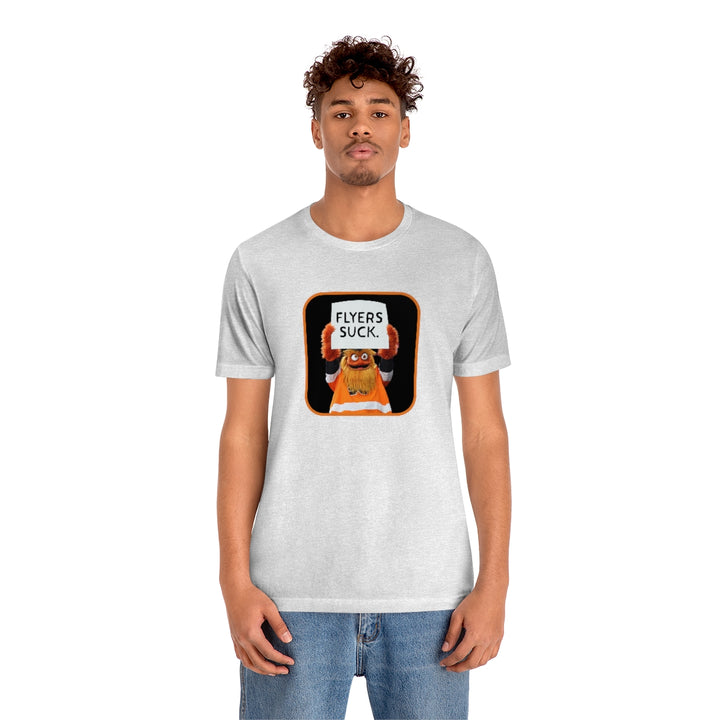 Gritty "Flyers Suck" Short Sleeve Tee